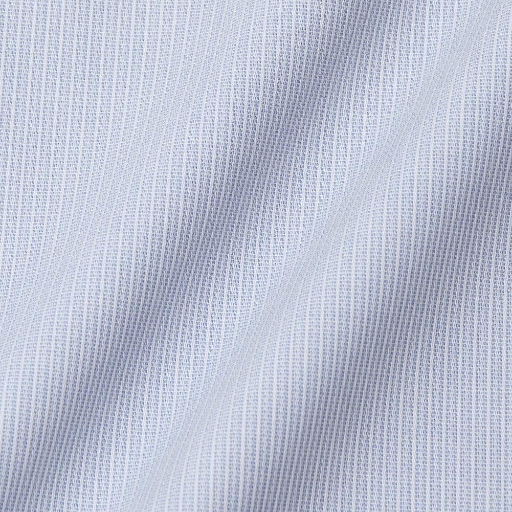 日清紡アポロコット 半袖 ワイシャツ メンズ 夏 形態安定加工 青ストライプ ボタンダウンシャツ|綿100％ ブルー チョーヤシャ｜ss1946｜03