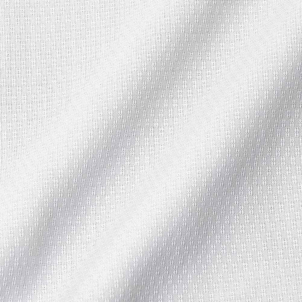 日清紡アポロコット 半袖 ワイシャツ メンズ 夏 形態安定加工 白ドビー ボタンダウンシャツ スリム |綿100％ ホワイト チョ｜ss1946｜03