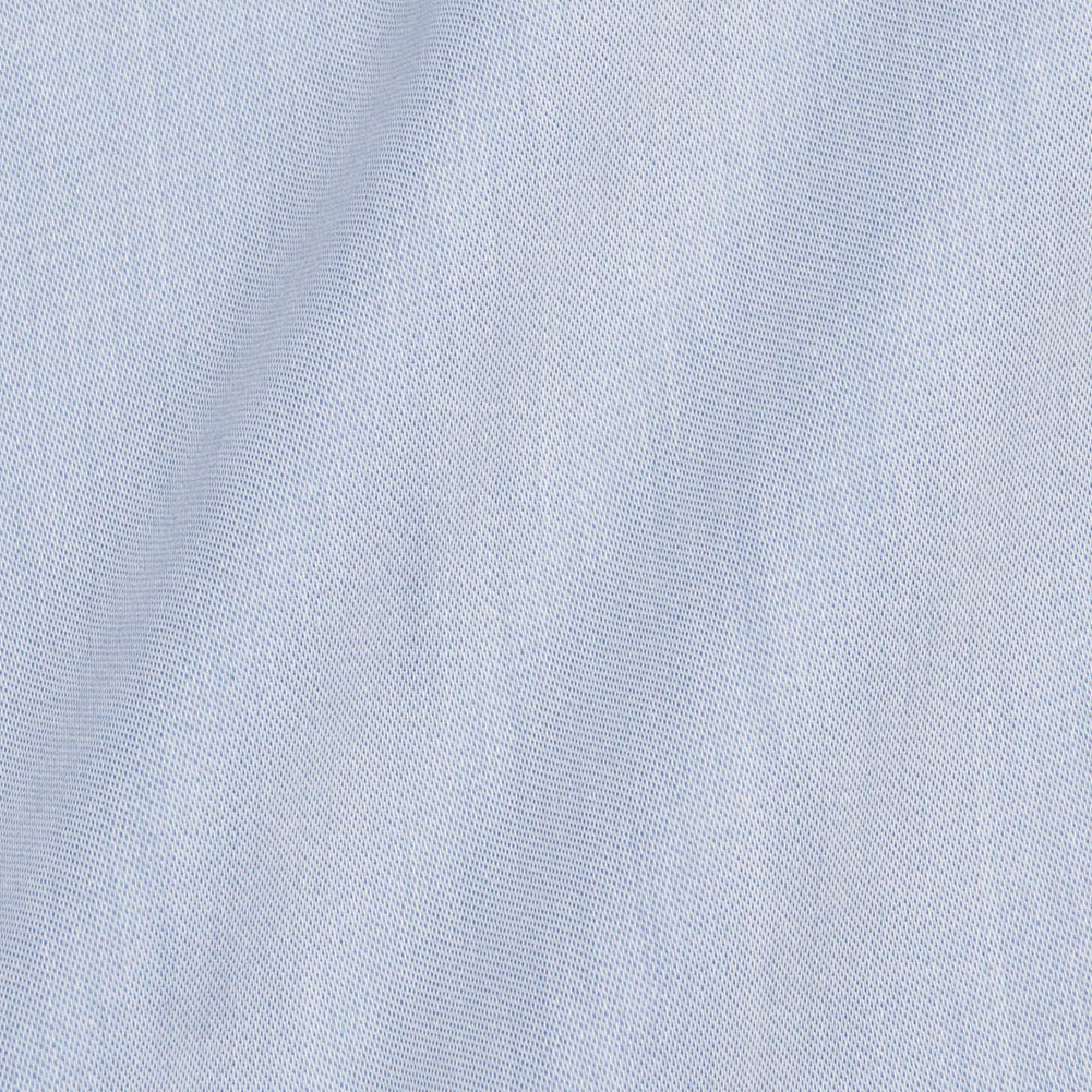 CHOYA 1886 長袖 ワイシャツ メンズ 綿100％ 形態安定加工 ブルー 青