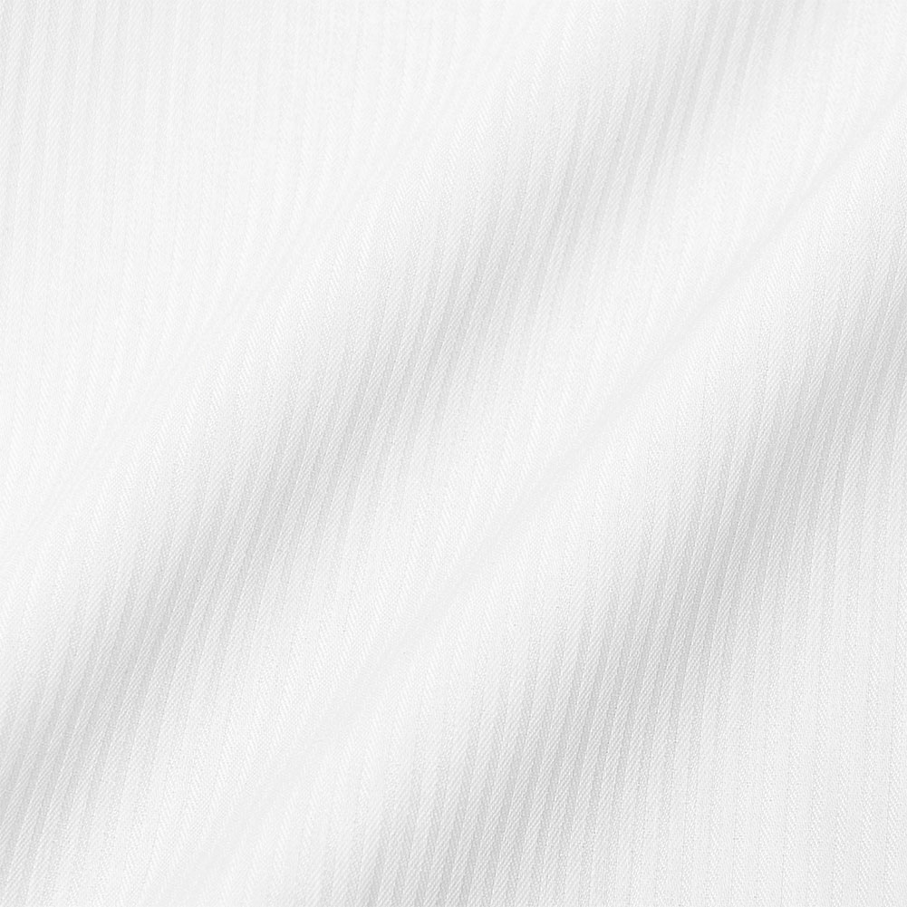 ワイシャツ 長袖 メンズ 形態安定 吸水速乾 ストレッチ  白ドビーストライプ レギュラーカラー ホワイト SHIRT MAKER CHOYA｜ss1946｜03