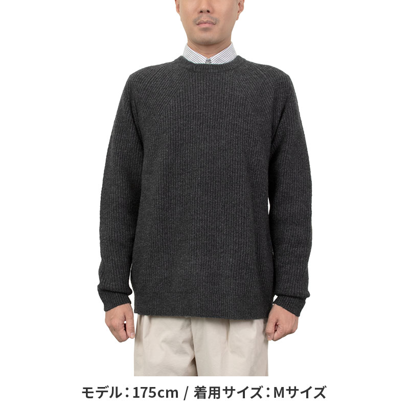 CHOYA SHIRT FACTORY ニット セーター 長袖 クルーネック カジュアル