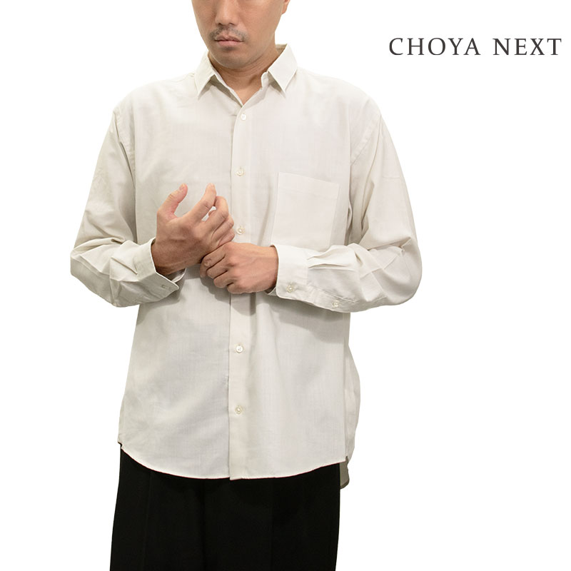 シャツ カジュアルシャツ ホワイト 白 きなり 無地 メンズ レーヨン とろみ リラックス ゆったり【CNE900-205】 シャツ カジュアルシャツ ホワイト 白 きなり 無地 メンズ レーヨン
