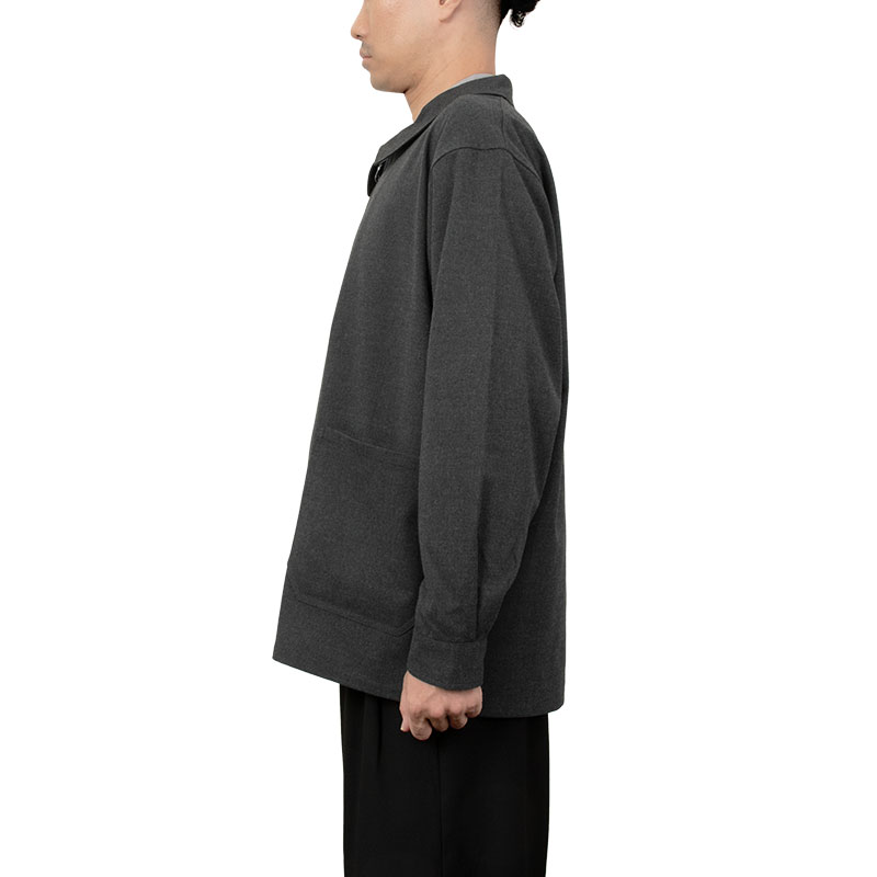 CHOYA SHIRT FACTORY カバーオール ジャケット カジュアル グレー 無地