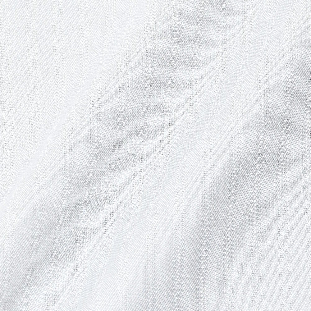 LORDSON by CHOYA 長袖 ワイシャツ メンズ 形態安定加工 白ドビーストライプ ホワイト スナップダウン 綿100％ CH_2401FS｜ss1946｜03