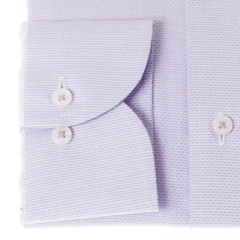 LORDSON by CHOYA 長袖 ワイシャツ メンズ 形態安定加工 パープルドビー ワイドカラ【COD719-260】 LORDSON by CHOYA 長袖 ワイシャツ メンズ 形態安定加工 パープル