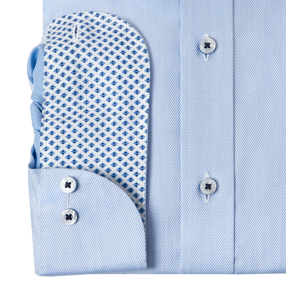 LORDSON by CHOYA 長袖 ワイシャツ メンズ 形態安定加工 ネイビー 紺