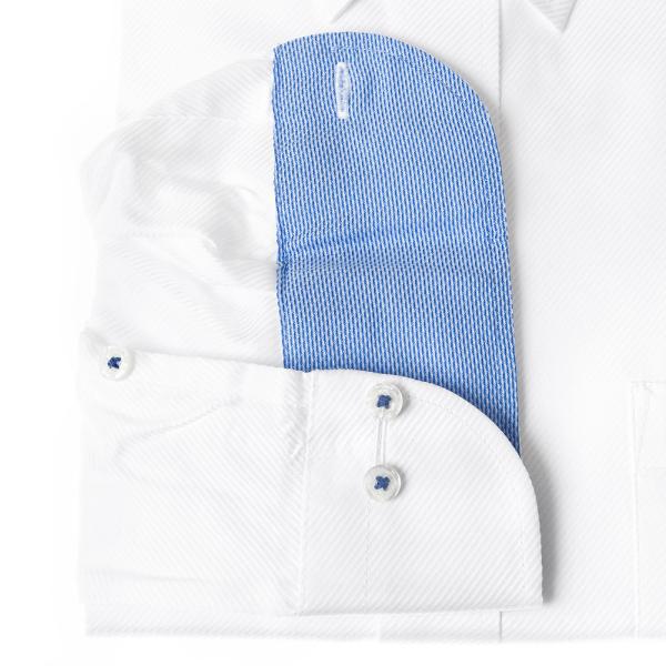 LORDSON by CHOYA 長袖 ワイシャツ メンズ 春夏秋冬 形態安定加工 白