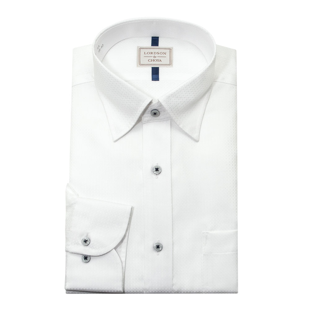 LORDSON by CHOYA ロードソン 長袖 ワイシャツ メンズ 形態安定加工 ホワイト 白 【COD931-200】 LORDSON by CHOYA ロードソン 長袖 ワイシャツ メンズ 形態安定加工
