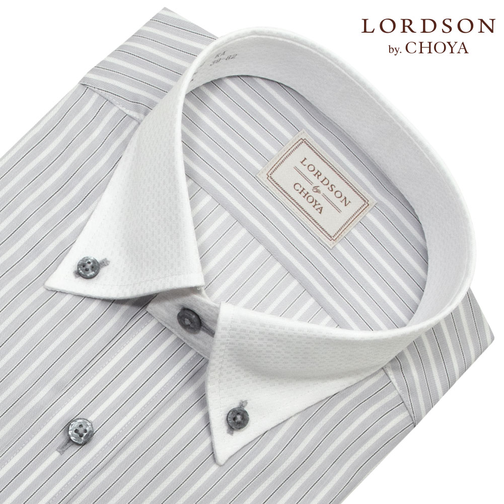 LORDSON by CHOYA ロードソン 長袖 ワイシャツ メンズ 形態安定加工