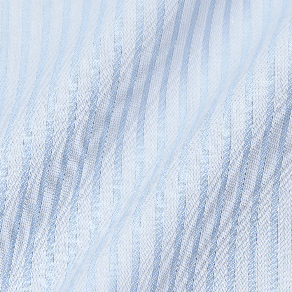 LORDSON by CHOYA 半袖 ワイシャツ メンズ形態安定加工 ブルー ドビー