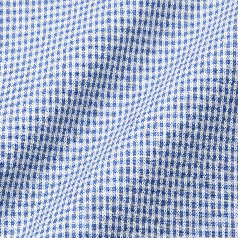 LORDSON by CHOYA 半袖 ワイシャツ メンズ 夏 形態安定加工 ブルー