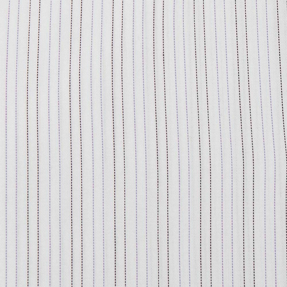 送料無料 ワイシャツ メンズ クールビズ 半袖 形態安定 接触冷感 ボタンダウン パープル ストライプ｜ss1946｜03