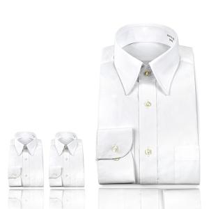 白シャツ3枚セット メンズワイシャツ・形態安定・30サイズ展開 Yシャツ  送料無料 ST_2403...