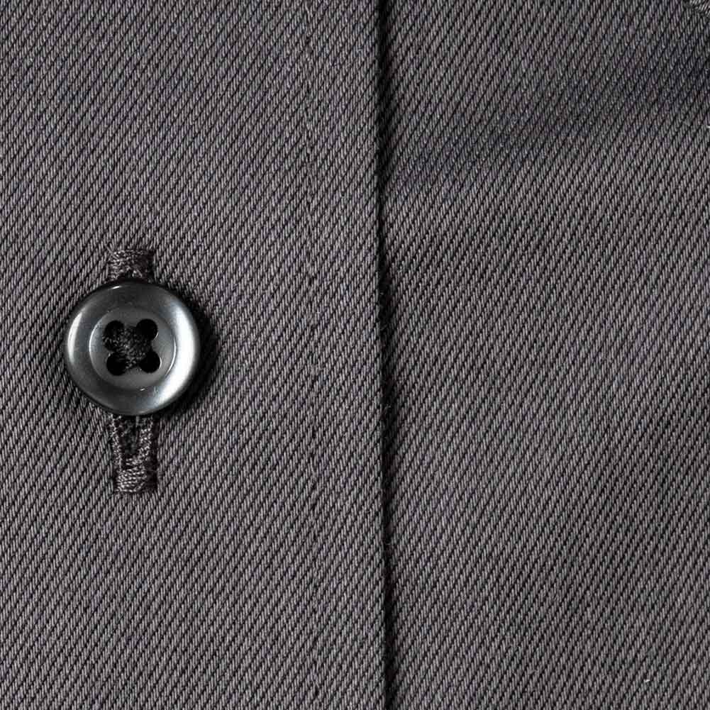 【P@RTS】 メンズ ドレスシャツ フォーマルシャツ Ｙシャツ グレー 成人式 長袖 形態安定 ソラーロ生地 標準体｜ss1946｜06