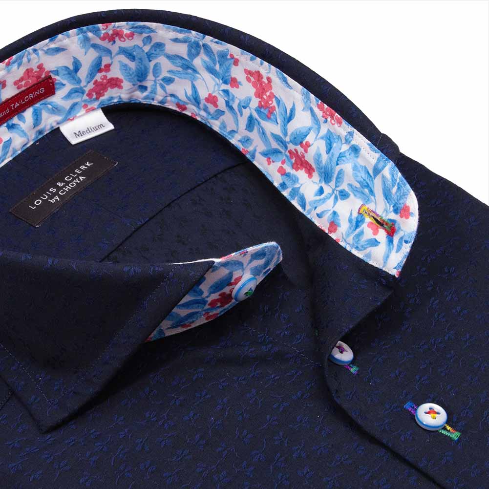 LOUIS&CLERK（ルイスアンドクラーク） 国産 長袖 綿100% ドレスシャツ