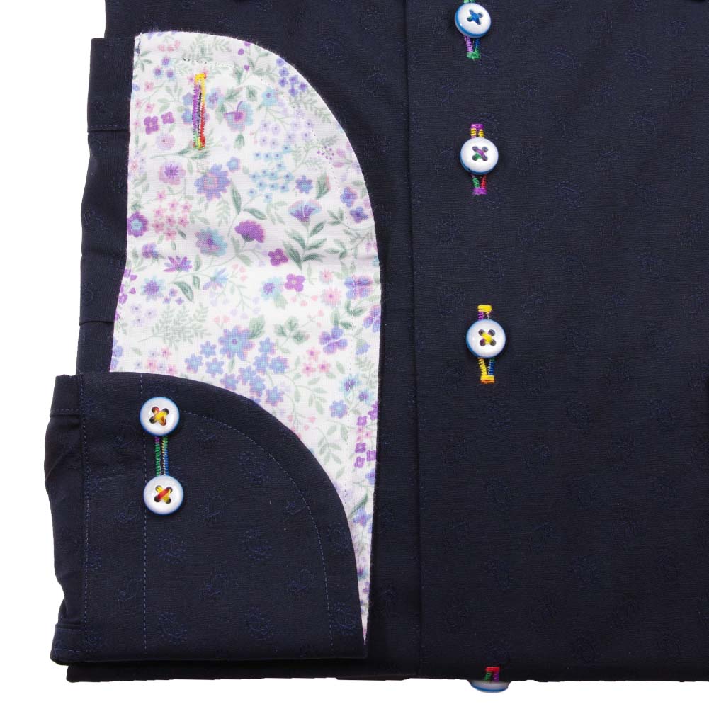 LOUIS&CLERK（ルイスアンドクラーク） 国産 長袖 綿100% ドレスシャツ