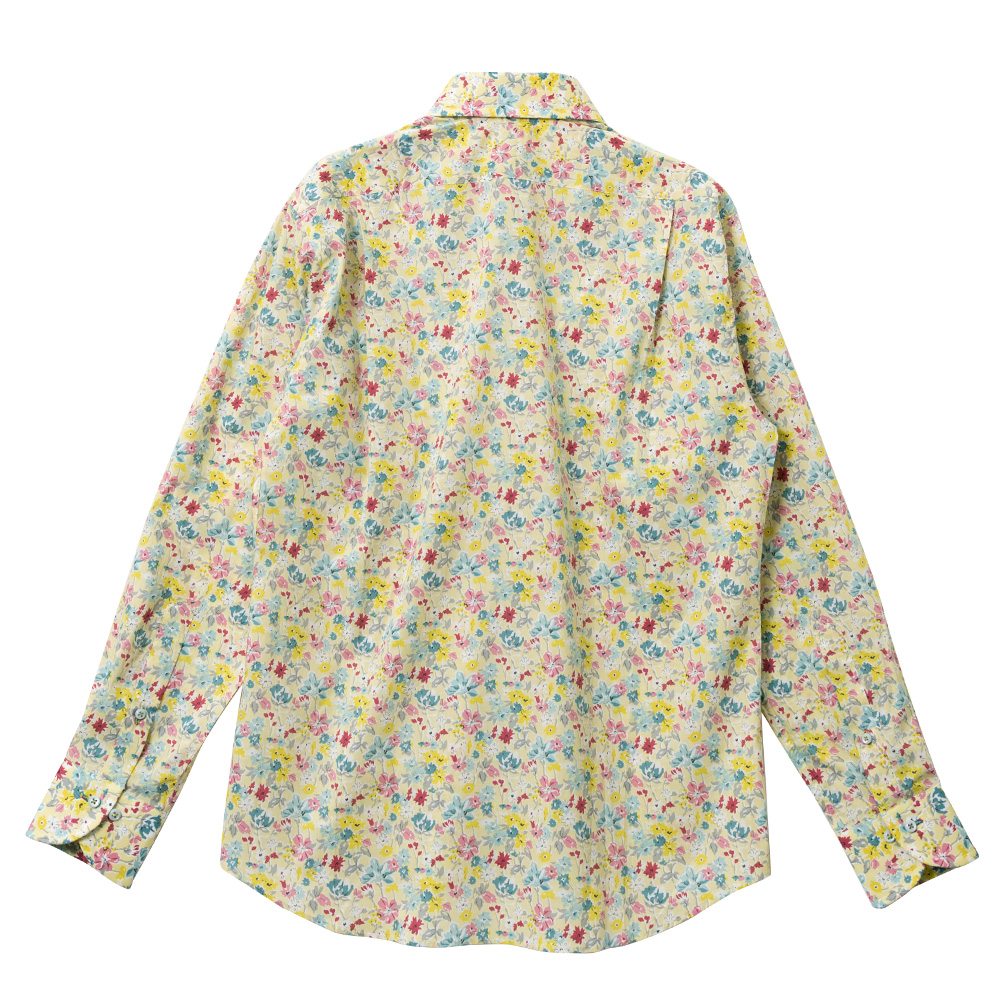 み*き様 LOUIS&CLERK リバティプリント 長袖シャツ Lサイズ ゴルフ ウィメンズ リバティプリント 長袖シャツ（ブルー） ｜ポール・スミス