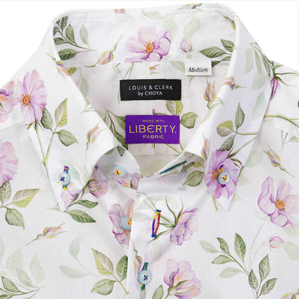 リバティプリント　グリーナウェイズ　ローズ　タナローン 『Greenaway‘s Rose』 グリー「RLD929-810」 LOUIS&CLERK（ルイスアンドクラーク） リバティプリント