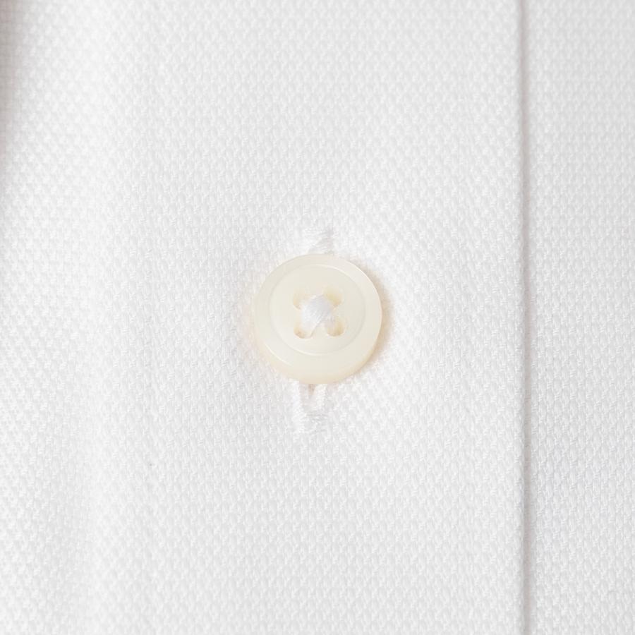 ワイシャツ ノーアイロン ノンアイロン 綿100％ 形態安定 長袖 ホワイト 白 オックスフォード ボタンダウン ホワイト 標準 シャツハウス SH_2401FS｜ss1946｜05