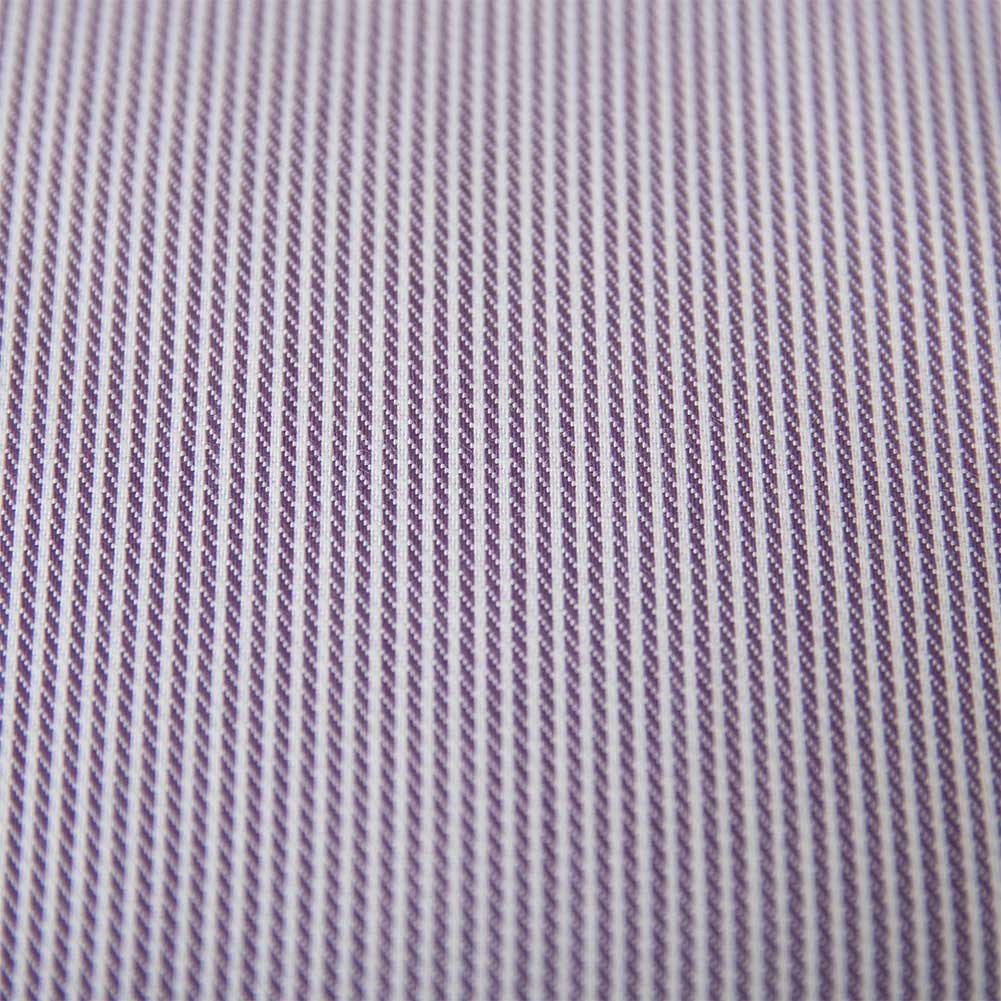 ワイシャツ 形態安定 長袖 パープルストライプ 紫 カッタウェイ 標準 シャツハウス メンズ ドレスシャツ   SH2404ft SH_24FA｜ss1946｜07