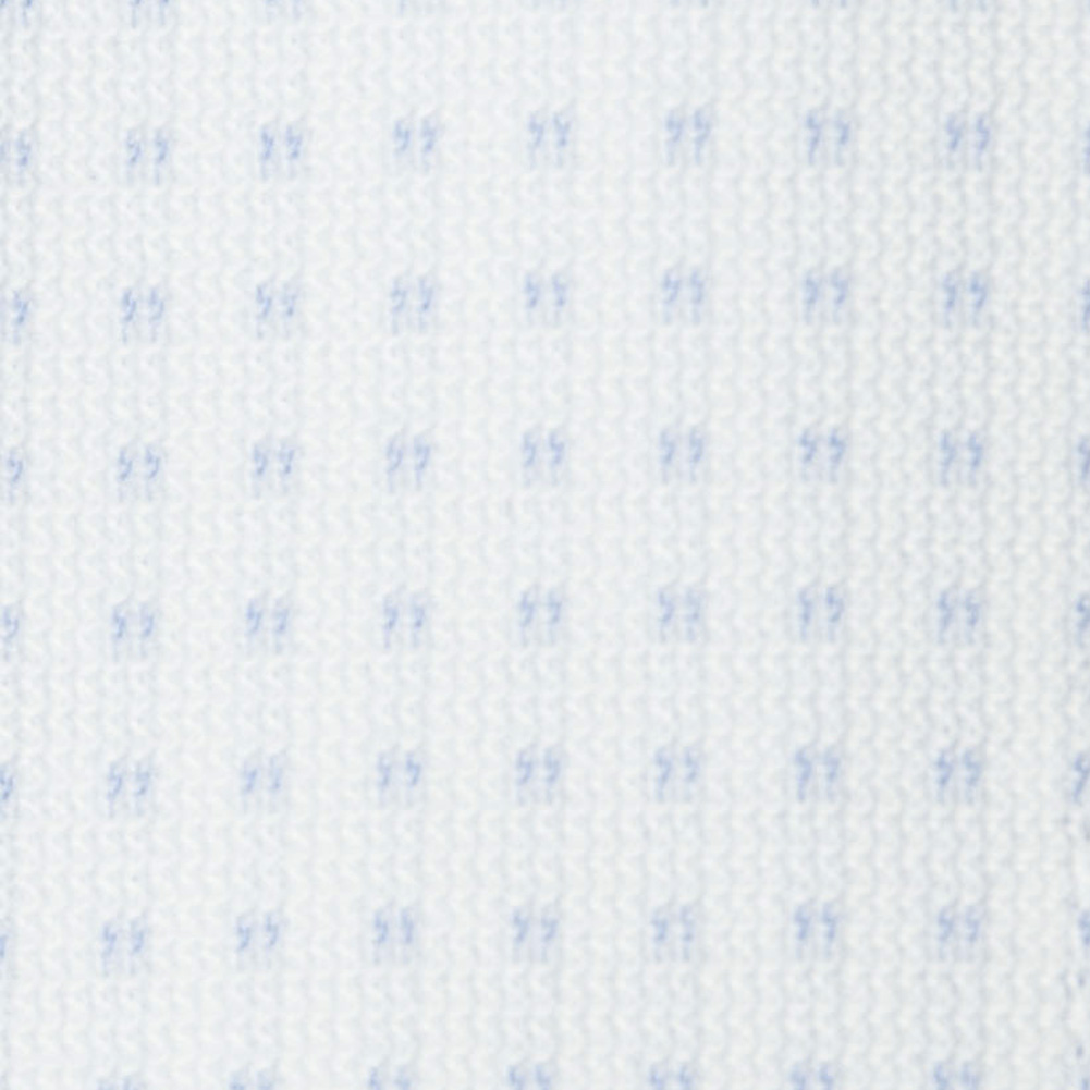 ワイシャツ ニット ニットシャツ 長袖 ノーアイロン ノンアイロン ブルー 青 ドビー調 ボタンダウン 標準 シャツハウス メンズ シャツ  裄詰め不可｜ss1946｜03