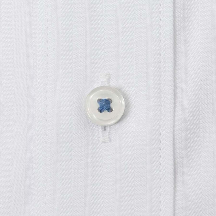 ワイシャツ 形態安定 長袖 白 ホワイト ドビー 標準 シャツハウス メンズ ドレスシャツ SH_2401FS｜ss1946｜05