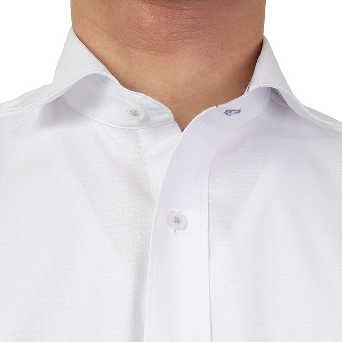 SHIRT HOUSE 形態安定 メンズ 長袖 シャツ Yシャツ カッタウェイ