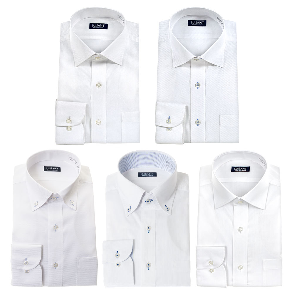 ワイシャツ 5枚セット メンズ 長袖 形態安定  メンズ ビジネス ドレスシャツ Yシャツ 送料無料 UND  ST_24FA｜ss1946｜02