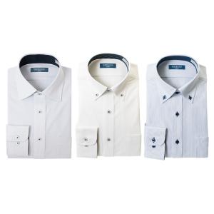 別格ノーアイロンシャツ 3枚セット 長袖 ワイシャツ ニットシャツ 1枚あたり1,999円 形態安定...