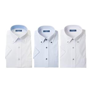 別格ノーアイロンシャツ 3枚セット 半袖 ワイシャツ ニットシャツ 1枚あたり1,999円 形態安定...