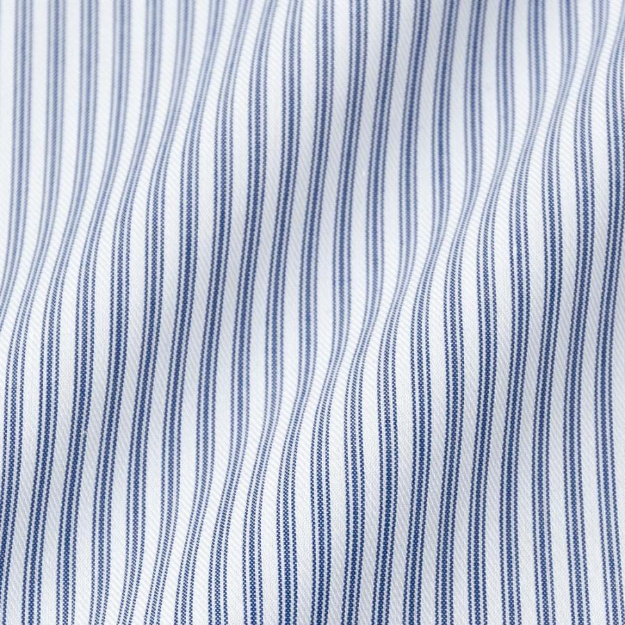 ELLE HOMME  COOLMAX 半袖 ワイシャツ メンズ 夏 形態安定 ゆったり  ストライプ レギュラーカラーシャツ 綿100％ CH_2401FS｜ss1946｜07