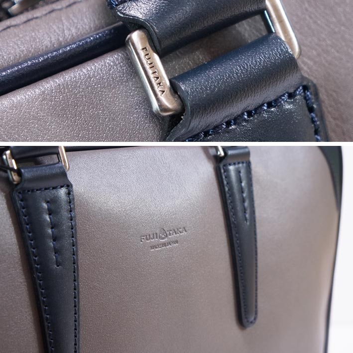 未使用級✨ フジタカ FUJITAKA ビジネスバッグ 2way グレージュ レザーブリーフバッグ ビジネスバッグ A4 / FUJITAKA（フジタカ）公式