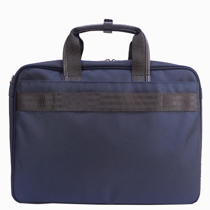 ace.GENE 45806 ネイビー 3way elv-2.5 エース ace. GENE LABEL エース ACE 牛革／ナイロン ビジネスバッグ メンズ