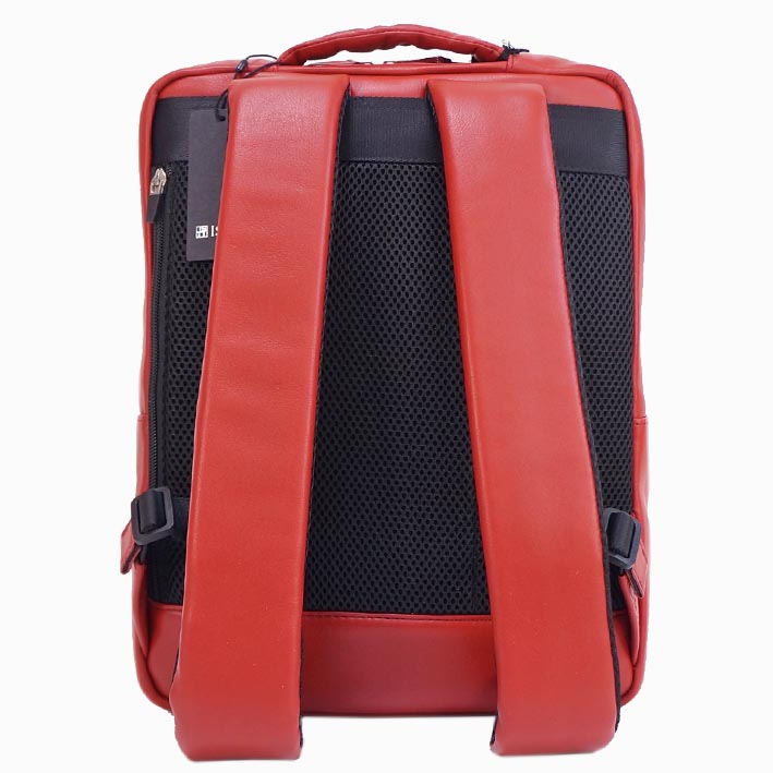 新品 IS/IT シュルビ 撥水牛革 レザーリュック Ⓗ IS/IT イズイット 牛革 レザー リュック シュルビ レッド 赤