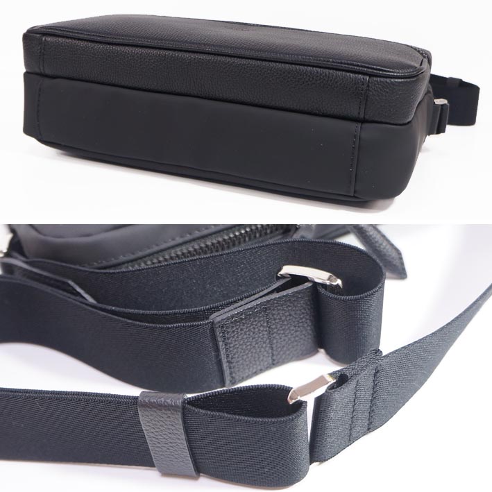 LANVIN COLLECTION ランバンコレクション 牛革使い ショルダーバッグ