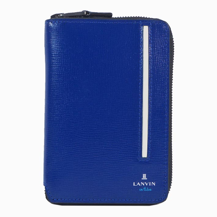 LANVIN en Bleu ランバンオンブルー 牛革 セミ長財布 セイバー