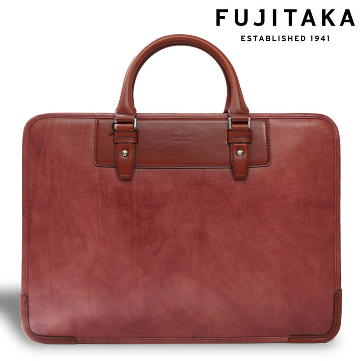 FUJITAKA フジタカ オールレザー ダブルルーム ビジネスバッグ エー