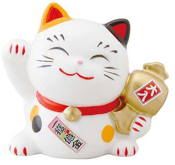 白い招き猫 宝くじ　非売品　激レア 白い招き猫 宝くじ 非売品 激レア