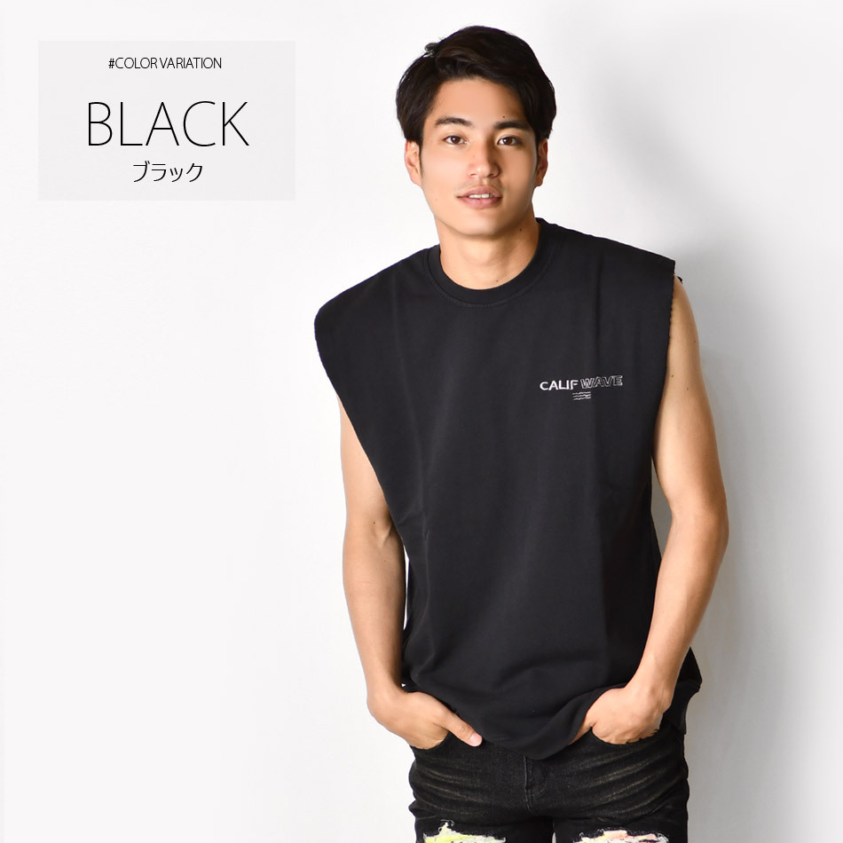タンクトップ メンズ ノースリーブ セットアップ(別売) ストリート サーフ ビター 韓国ファッション ジムウエア 白 黒 ホワイト ベージュ ブラック M L XL LL 2L｜sshk｜04