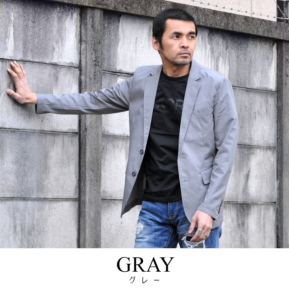 サマージャケット メンズ ビジネス カジュアル 無地 ネイビー ブラック 紺 黒 ベージュ グレー ブルー S M L Xl 2l Ll 3l 4l 5l 大きいサイズ 送料無料 a メンズジャケット バッグ 鞄 のhk 通販 Yahoo ショッピング