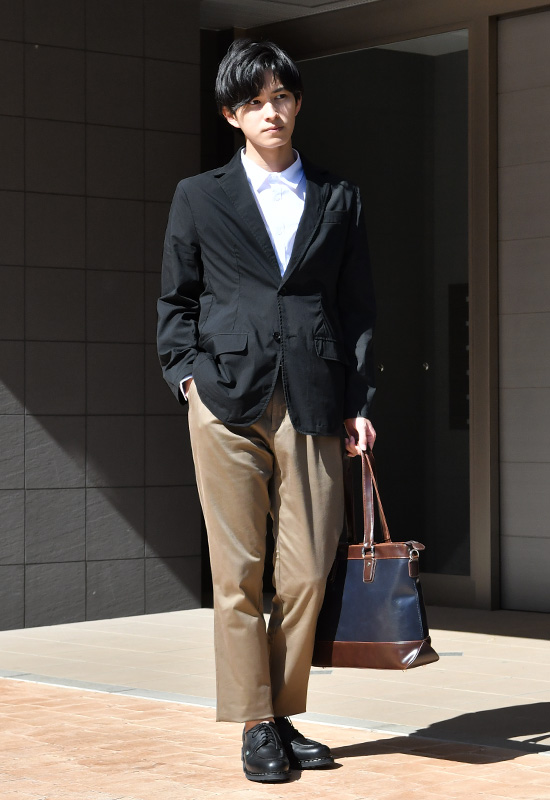 シャツ生地 サマージャケット メンズ 綿麻 リネン テーラード 春夏秋 黒 紺 ストレッチ シアサッカー シャンブレー チェック S M L 2L 3L 4L 5L | EVOLUTION | 13