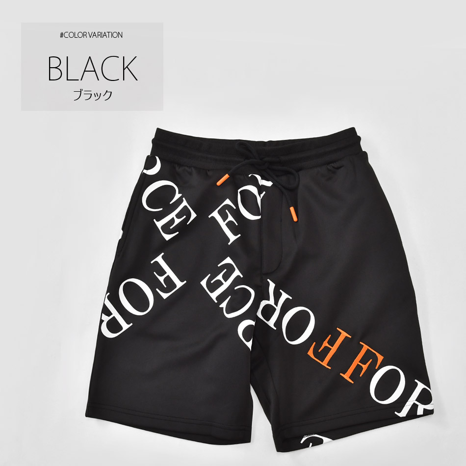 ハーフパンツ メンズ ショートパンツ ハーパン プリント 総柄 ストリート サーフ オラオラ系 モード ビター系 蛍光 白 黒 ホワイト イエロー ブラック M L XL | EVOLUTION | 03