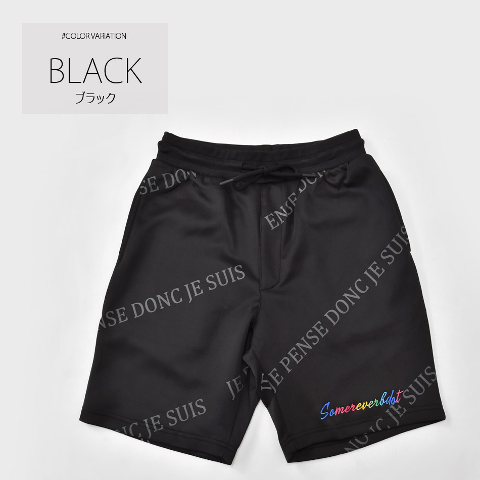 ハーフパンツ メンズ ショートパンツ プリント ロゴ 総柄 刺繍 ストリート サーフ オラオラ モード ビター ゴルフウエア ジムウエア 黒 グレー ブラック M L XL | EVOLUTION | 02