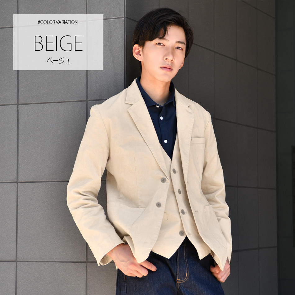 ジャケット メンズ 秋冬 テーラードジャケット コーデュロイ 大きいサイズ 2釦 ビジネス 綺麗め ベージュ ブラウン ブラック ネイビー チャコールグレー 26516 | EVOLUTION | 06
