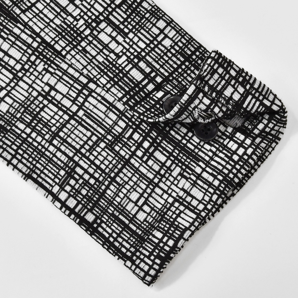 サマージャケット メンズ テーラードジャケット 裏地なし ゴルフ用 春夏秋 カジュアル 綺麗め モード 総柄 シングル 2釦 黒 グレー ブラック M L XL 31102 | EVOLUTION | 11