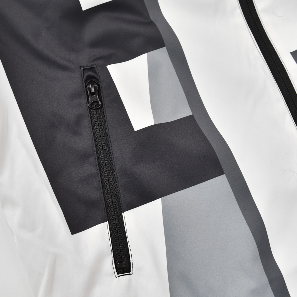 マウンテンパーカー メンズ マンパー ウィンドブレーカー 春秋冬 撥水 ロゴ アウトドア 釣り キャンプ ゴルフウエア ストリート 白 黒 ホワイト ブラック M L XL | EVOLUTION | 11