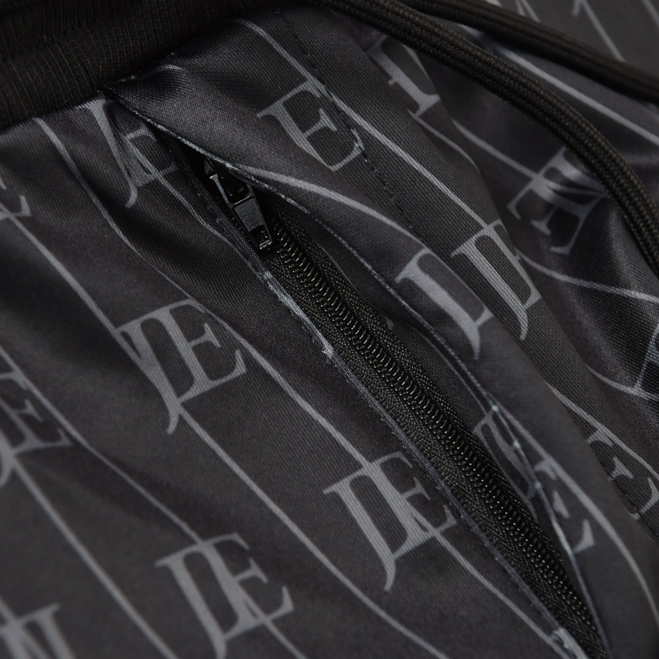 ジョガーパンツ メンズ スウェットパンツ ポンチ 総柄 ロゴ ストリート サーフ ビター系 オラオラ系 春夏秋冬 ホワイト ブラック ライトブルー 白 黒 青 M L XL | EVOLUTION | 15