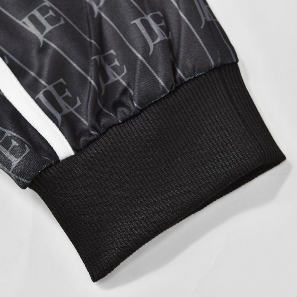 ジョガーパンツ メンズ スウェットパンツ ポンチ 総柄 ロゴ ストリート サーフ ビター系 オラオラ系 春夏秋冬 ホワイト ブラック ライトブルー 白 黒 青 M L XL | EVOLUTION | 16