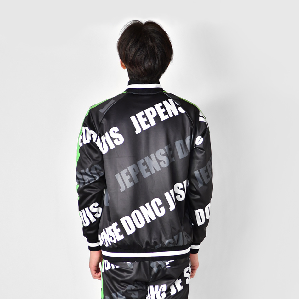 トラックジャケット メンズ ロゴ プリント 春秋冬 モード ゴルフウエア サーフ ビター系 オラオラ系 ストリート系 紺 黒 ライトグレー ネイビー ブラック M L XL | EVOLUTION | 10