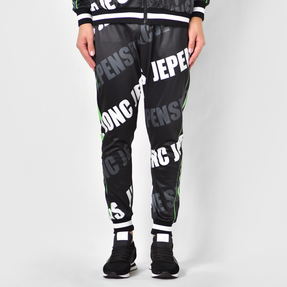 ジョガーパンツ メンズ スウェットパンツ ポンチ 総柄 ロゴ ストリート系 サーフ系 ビター系 オラオラ系 春夏秋冬 ライトグレー ブラック ネイビー 紺 黒 M L XL | EVOLUTION | 09